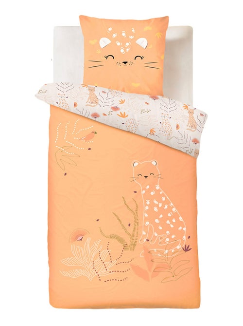 Housse de couette enfant + taie d'oreiller Tchatcha - Kiabi Housse de couette enfant + taie d'oreiller Tchatcha - Kiabi
