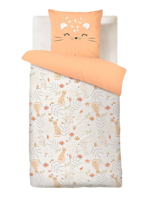Housse de couette enfant + taie d'oreiller Tchatcha - Kiabi Housse de couette enfant + taie d'oreiller Tchatcha - Kiabi
