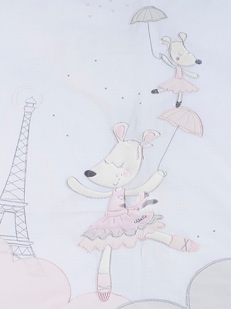 Housse de couette et taie en coton - sauthon Blanc - Kiabi