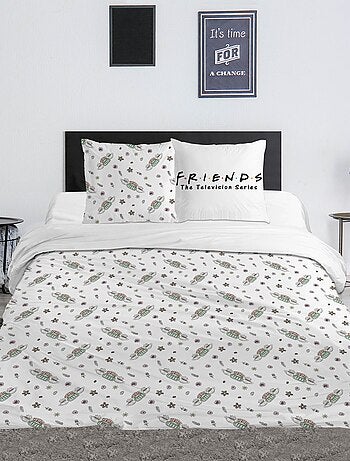 Housse de couette 'Friends' 240x220 et 63x63 cm