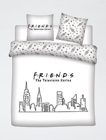 Housse de couette 'Friends' 240x220 et 63x63 cm
