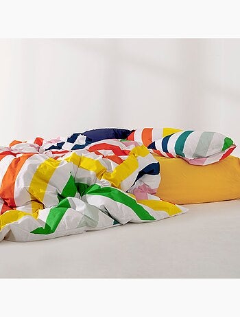 Housse de couette Happy stripes "Happyfriday