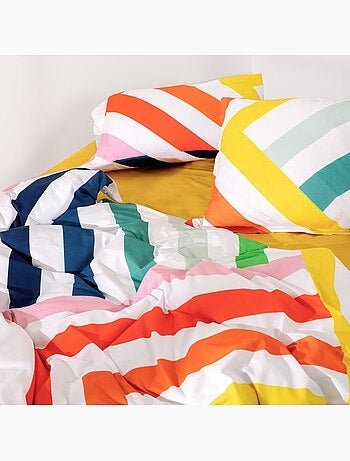 Housse de couette Happy stripes "Happyfriday