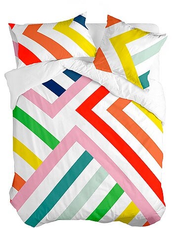 Housse de couette Happy stripes "Happyfriday
