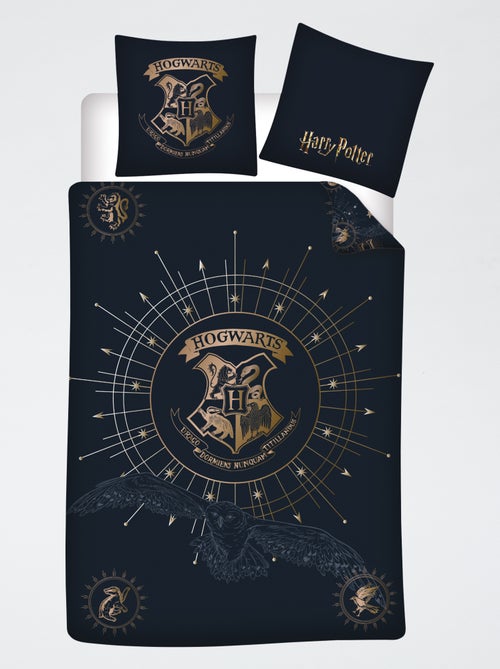 Housse de couette 'Harry potter' 140x200 cm avec oreillers - Kiabi Housse de couette 'Harry potter' 140x200 cm avec oreillers - Kiabi