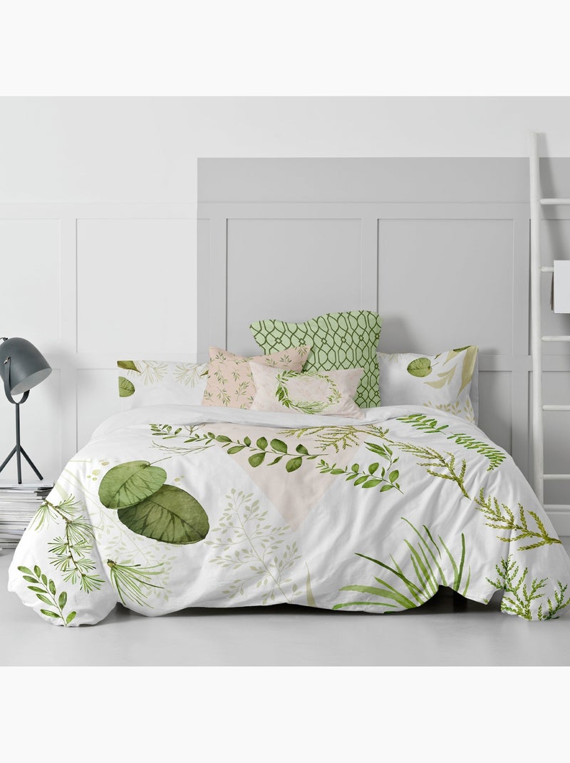 Housse de couette Herbal "Happyfriday" Multicolore - Kiabi