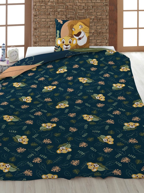 Housse de couette 'Le roi lion' 140x200 cm avec oreillers - Kiabi