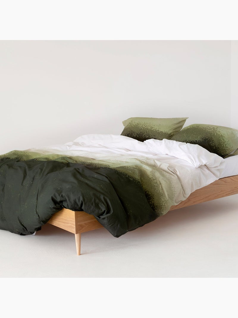 Housse de couette Nightfall "Happyfriday" Vert olive - Kiabi
