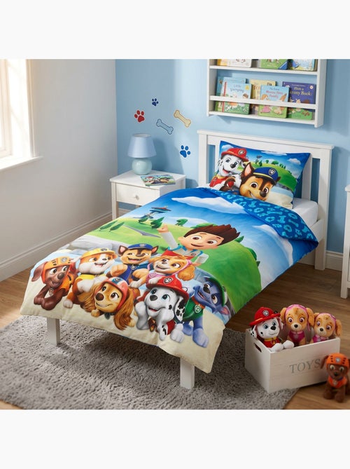 Housse de Couette Pat Patrouille Licence Officielle Nickelodeon 140x200cm + Taie 65x65cm - Kiabi Housse de Couette Pat Patrouille Licence Officielle Nickelodeon 140x200cm + Taie 65x65cm - Kiabi