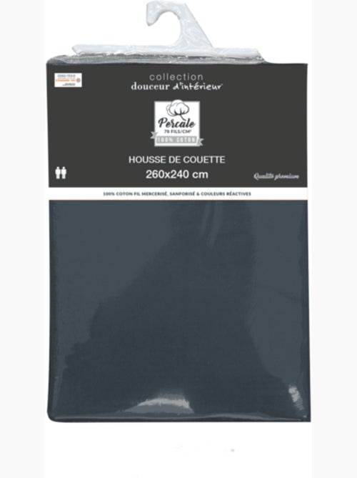 Housse de couette percale de coton 78fils lia promo linge - Kiabi Housse de couette percale de coton 78fils lia promo linge - Kiabi