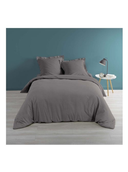 Housse de couette percale de coton 78fils lia promo linge - Kiabi