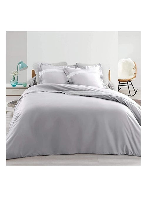 Housse de couette percale de coton 78fils promo linge - Kiabi Housse de couette percale de coton 78fils promo linge - Kiabi