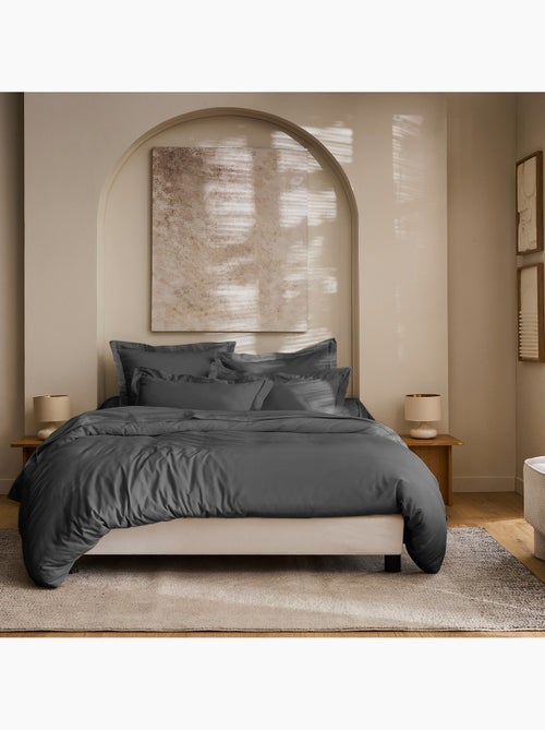 Housse de couette prestige 120 fils/cm² satin de coton - Kiabi