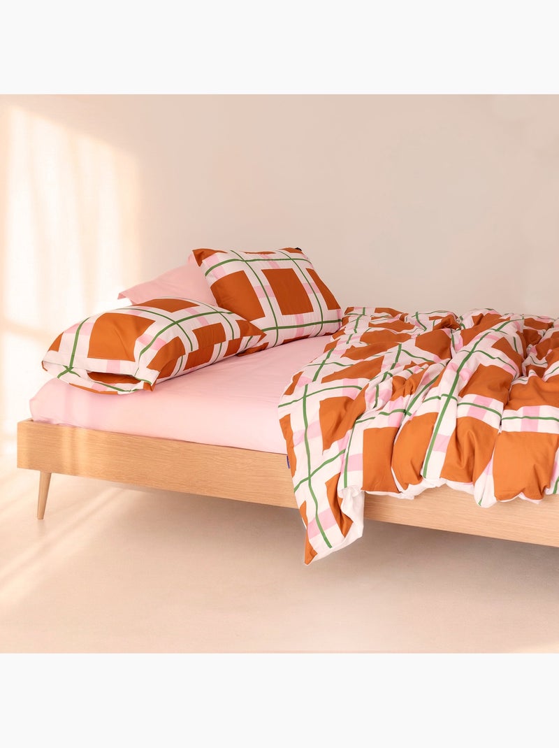 Housse de couette Retro arty "Happyfriday" Multicolore - Kiabi