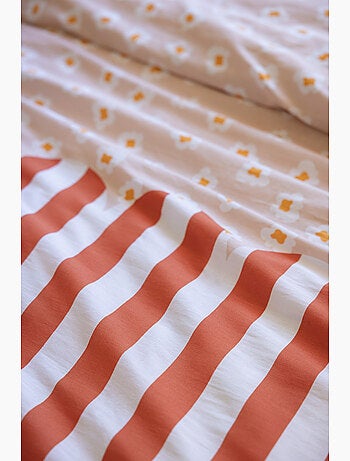 Housse de couette réversible + 2 taies d’oreiller - fresh popcorn