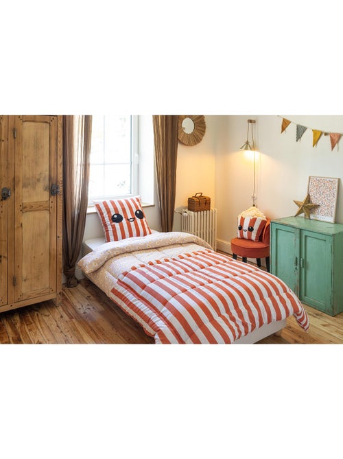 Housse de couette réversible + 2 taies d’oreiller - fresh popcorn - Kiabi Housse de couette réversible + 2 taies d’oreiller - fresh popcorn - Kiabi