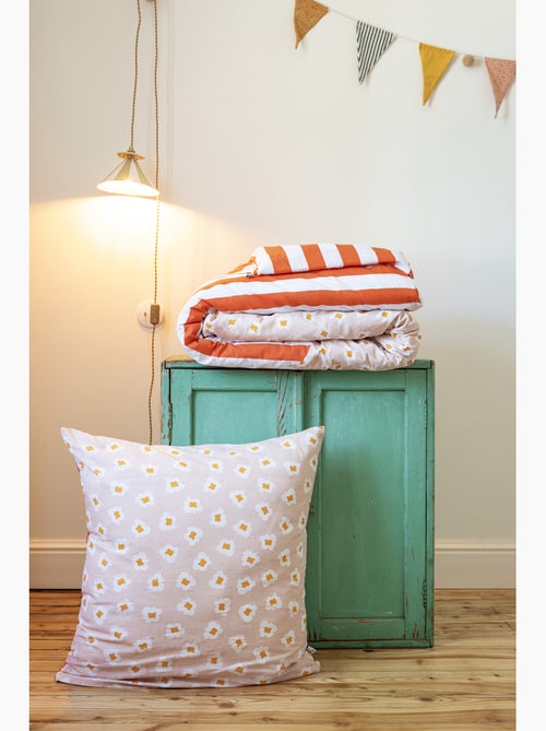 Housse de couette réversible + 2 taies d’oreiller - fresh popcorn - Kiabi Housse de couette réversible + 2 taies d’oreiller - fresh popcorn - Kiabi