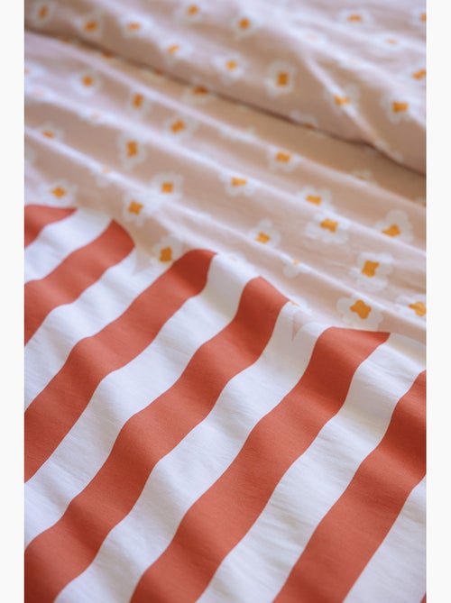 Housse de couette réversible + 2 taies d’oreiller - fresh popcorn - Kiabi Housse de couette réversible + 2 taies d’oreiller - fresh popcorn - Kiabi