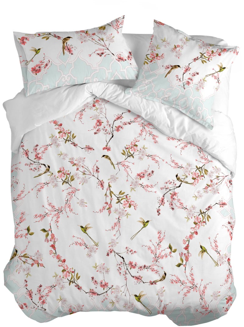 Housse de couette Sakura "Happyfriday" Multicolore - Kiabi