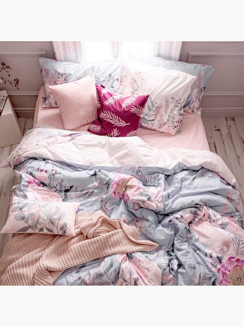 Housse de couette Soft bouquet "Happyfriday" - Kiabi