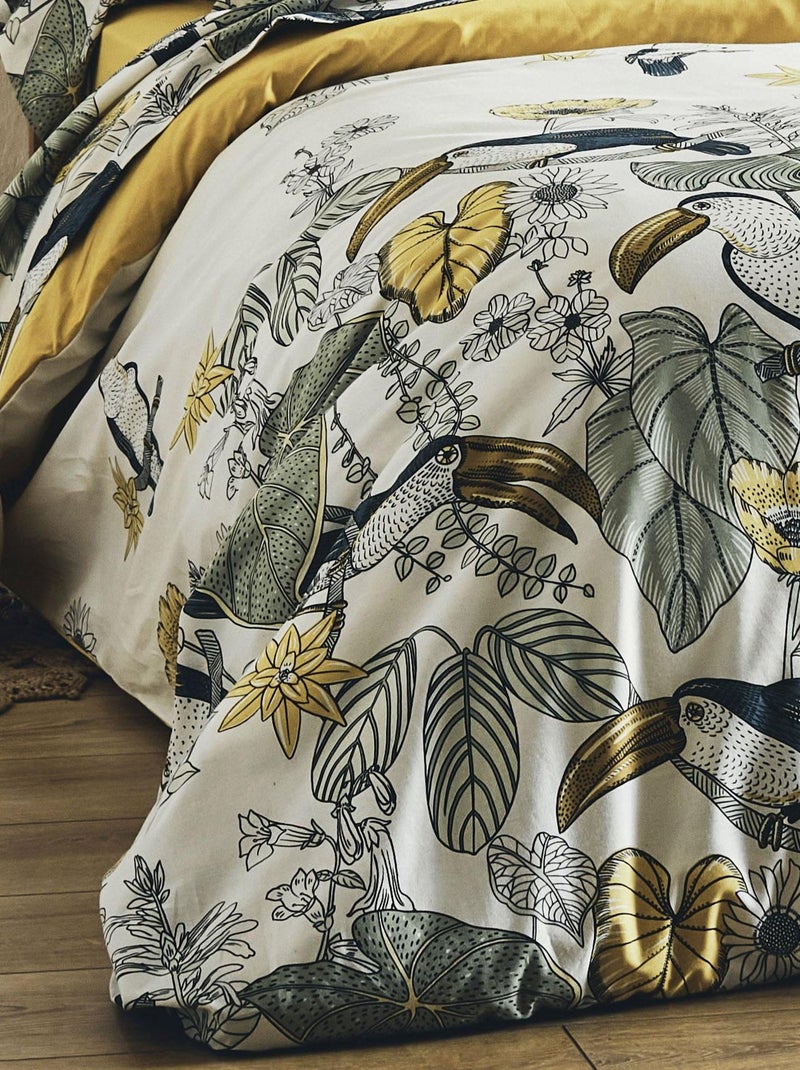 Housse de couette Toco Kaki - Kiabi