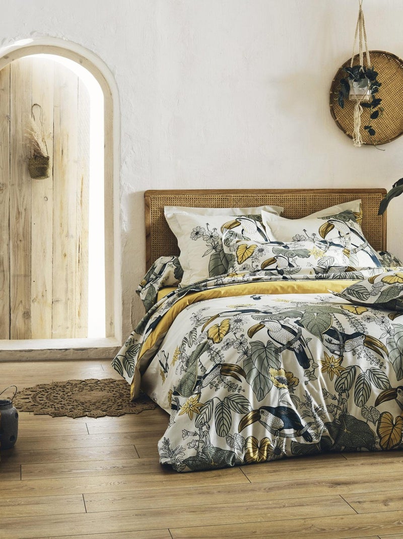 Housse de couette Toco Kaki - Kiabi