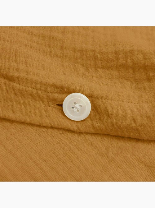 Housse de couette unie en coton, gaze de coton - Kiabi