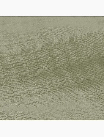 Housse de couette unie en coton, gaze de coton