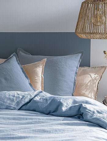 Housse de couette unie en lin, passion lin
