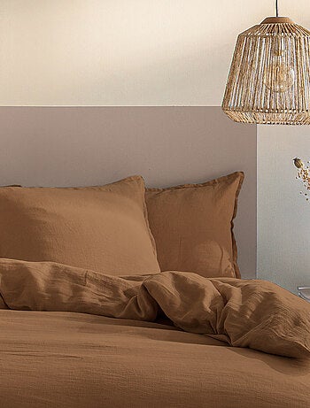 Housse de couette unie en lin, passion lin
