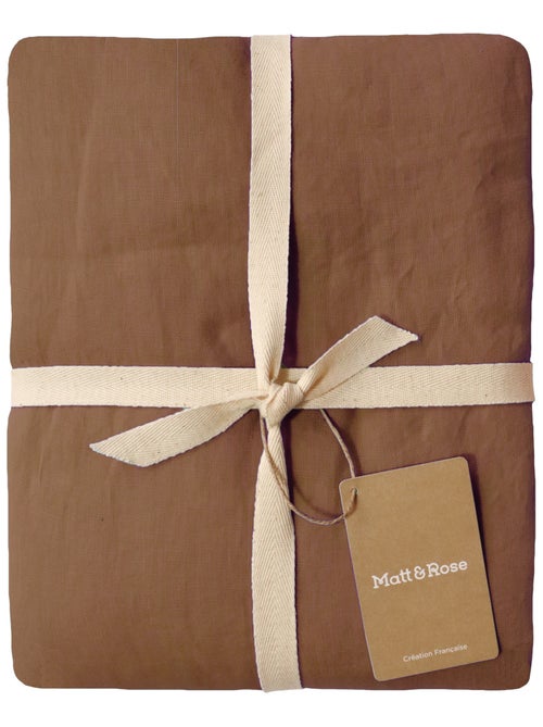 Housse de couette unie en lin, passion lin - Kiabi Housse de couette unie en lin, passion lin - Kiabi