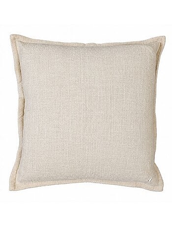 Housse de coussin 100% coton rayures rustiques lourmarin