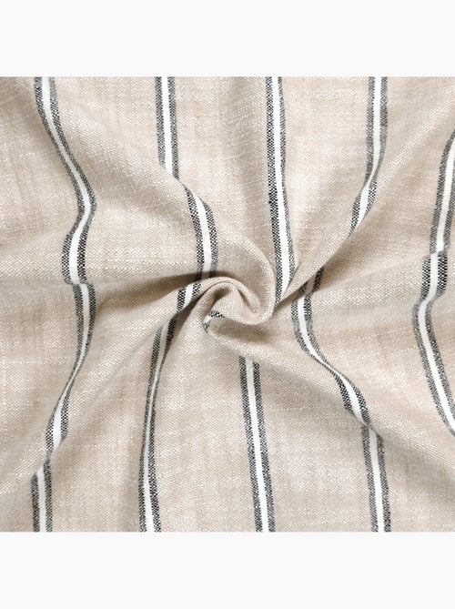 Housse de coussin 100% coton rayures rustiques lourmarin - Kiabi Housse de coussin 100% coton rayures rustiques lourmarin - Kiabi