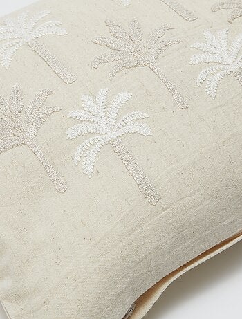 Housse de coussin (30x50 cm) en lin mélangé - Kiabi Home