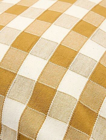 Housse de coussin à carreaux (45x45 cm) - Kiabi Home