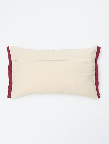 Housse de coussin à carreaux