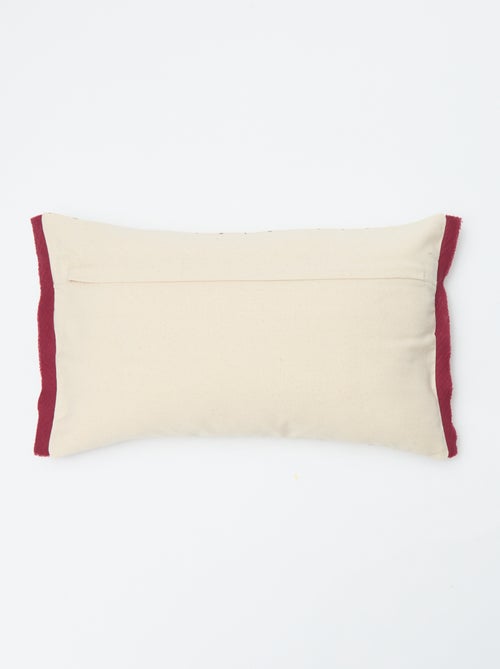 Housse de coussin à carreaux - Kiabi