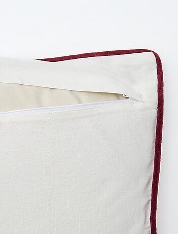 Housse de coussin avec broderies 'Noël'