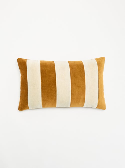 Housse de coussin bi-matière - Kiabi Housse de coussin bi-matière - Kiabi
