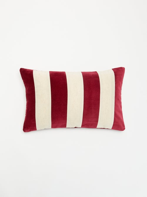 Housse de coussin bi-matière - Kiabi Housse de coussin bi-matière - Kiabi