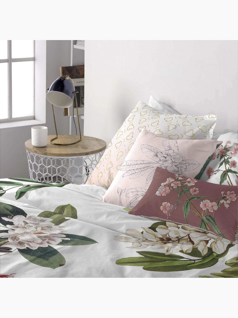 Housse de coussin Blooming "Happyfriday" Multicolore - Kiabi