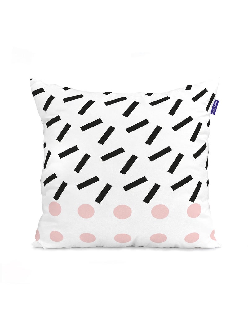 Housse de coussin Blush "Happyfriday" Multicolore - Kiabi