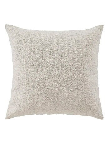 Housse de coussin bouclette