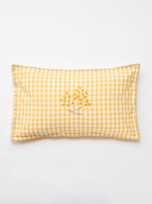 Housse de coussin brodée - KIABI Home - Kiabi Housse de coussin brodée - KIABI Home - Kiabi
