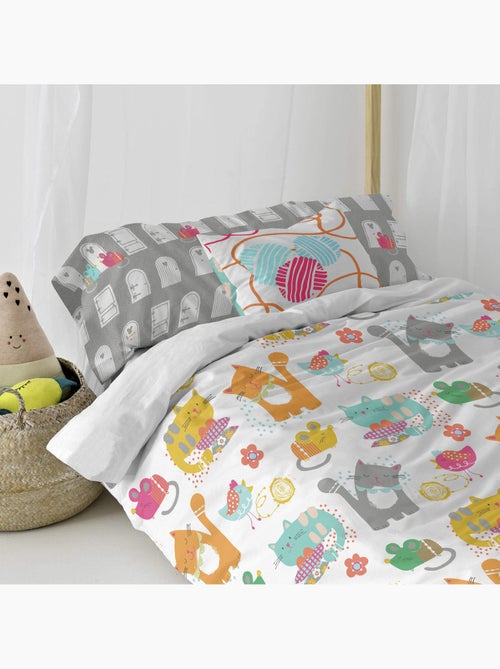 Housse de coussin Cat & mouse "Happyfriday" - Kiabi Housse de coussin Cat & mouse "Happyfriday" - Kiabi