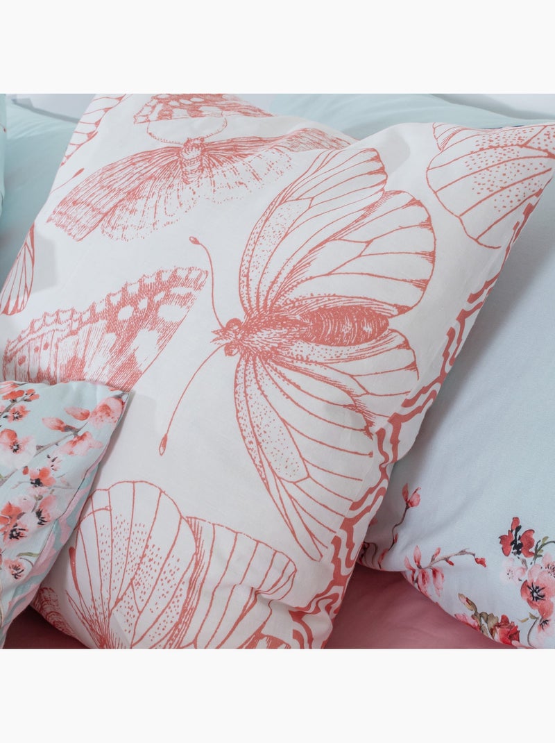 Housse de coussin Chinoiserie "Happyfriday" Multicolore - Kiabi
