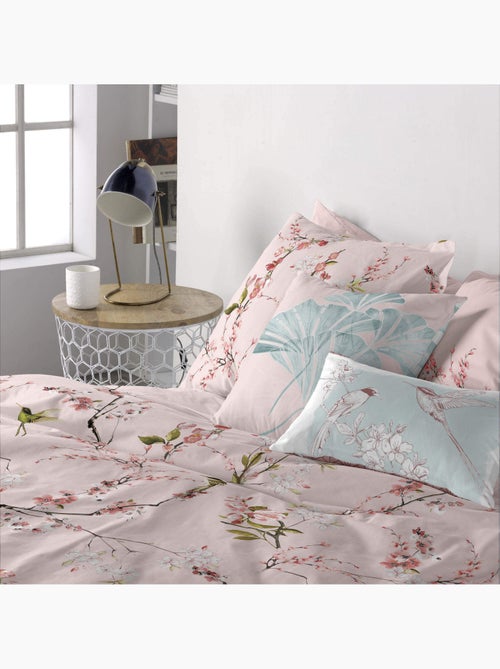 Housse de coussin Chinoiserie rose "Happyfriday" - Kiabi Housse de coussin Chinoiserie rose "Happyfriday" - Kiabi