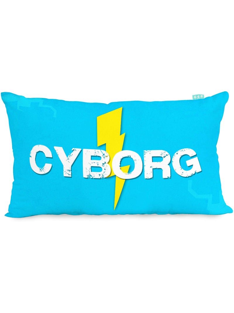 Housse de coussin Cyborg "Happyfriday" Multicolore - Kiabi