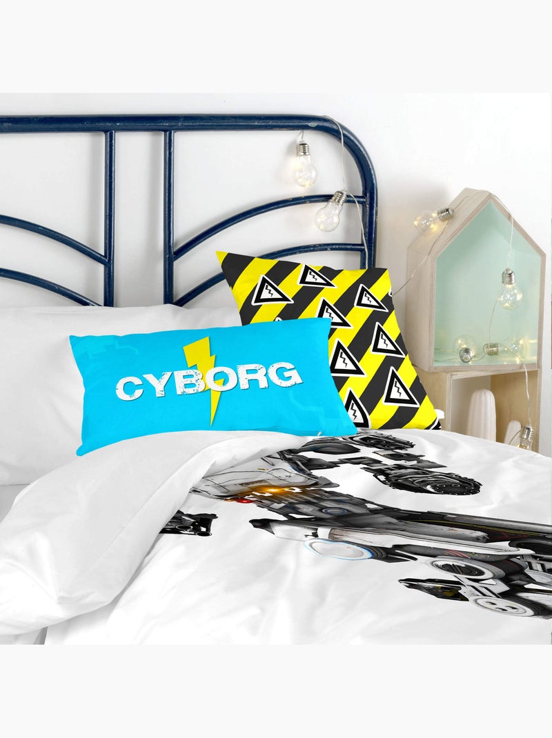 Housse de coussin Cyborg "Happyfriday" Multicolore - Kiabi