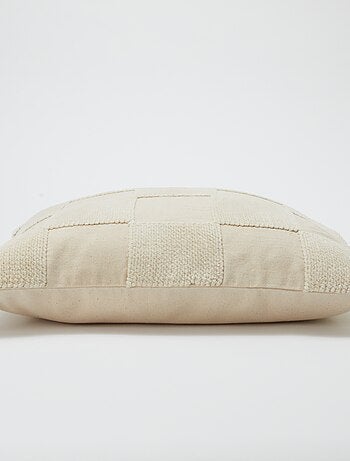 Housse de coussin 'damier' - Kiabi Home
